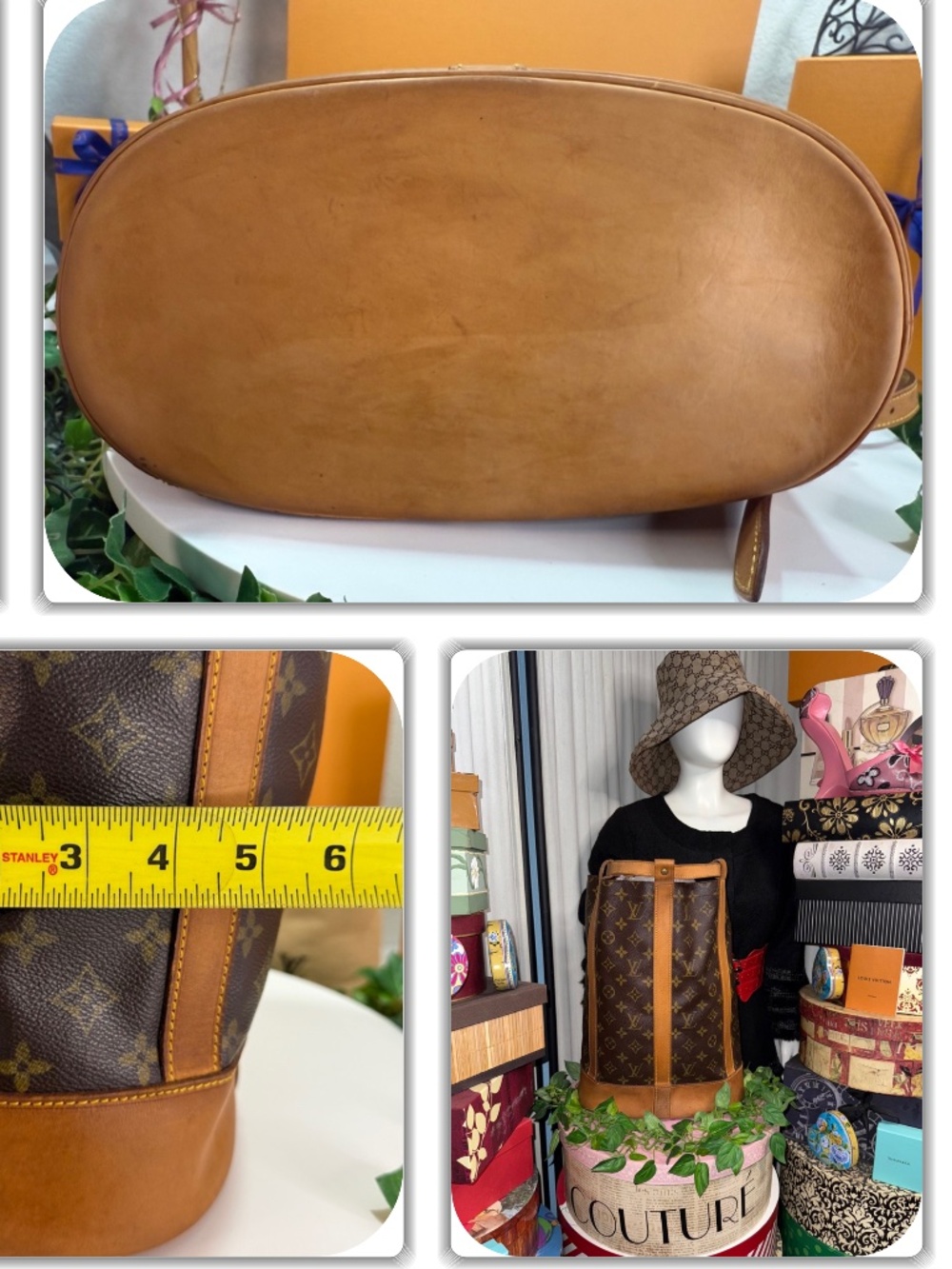 SASSY LOUIS VUITTON MONOGRAM BUCKET SLING BACKPACK! - Picture 14 of 16